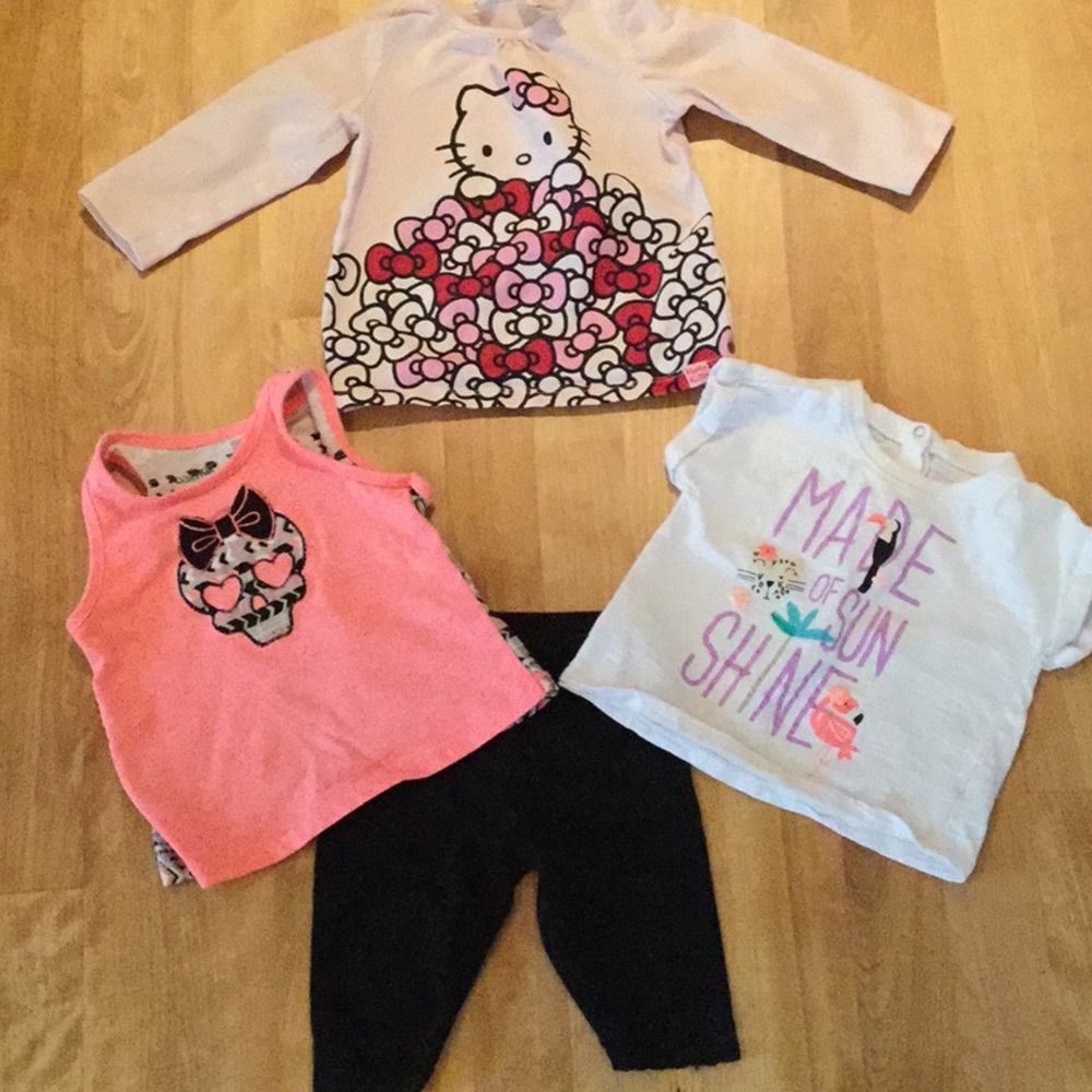 Bundle of fun baby clothes